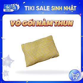 Mua Vỏ Gối Nằm Thuần Việt - Chất Liệu Vải Thun Lạnh - Kích Thước 40x60cm - Mẫu Ngẫu Nhiên