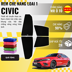 Rèm Che Nắng Xe Honda Civic Loại 1 Mr Ô TÔ Bảo Hành 24 tháng Cam Kết Chuẩn Khít Theo Xe