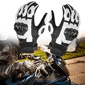 Premium PU Leather Motorcycle Gloves Touchscreen for Driving