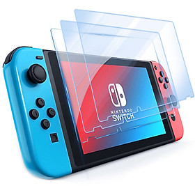 3 mảnh Nintendo switch bảo vệ màn hình kính cường lực, HD, bảo vệ mắt, chống ánh sáng xanh