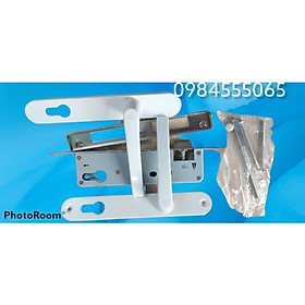 Mua Bộ khóa cửa nhựa  tay gạt cửa nhựa + thân và miệng không lõi khóa