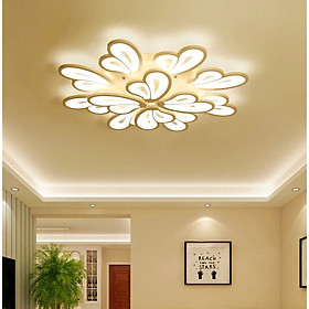 Mua Đèn ốp trần Mica hình cánh hoa hiện đại 12 cánh MO981 ( có 3 chế độ màu)