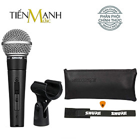 Mic Cầm Tay Shure SM58-S Có Công Tắc Micro Phòng Thu Studio SM58S Microphone Karaoke SM58 Hàng Chính Hãng USA - Kèm Móng Gẩy DreamMaker