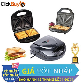 Mua Máy Nướng Bánh Mì Sandwich  Máy Kẹp Bánh Mì NiKai Cao Cấp - BẢO HÀNH 1 NĂM