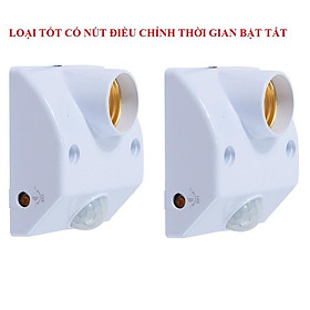 Mua COMBO 2 ĐUI ĐÈN CẢM ỨNG CHUYỂN ĐỘNG  đui đèn cảm biến hồng ngoại