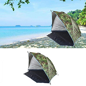 Portable Beach Tent Sun Shelter Half-Open Ultralight Canopy Outdoor Garden