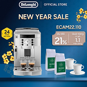 Mua  Hàng chính hãng  Máy pha cà phê tự động DeLonghi Magnifica S ECAM22.110.SB