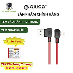 Mua Cáp sạc ORICO LTW-10-RD dành cho Iphone USB 2.0 - Hàng Chính Hãng