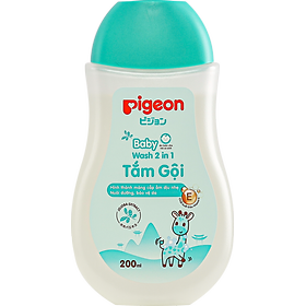 Tắm gội dịu nhẹ Pigeon Hương Jojoba 200ml/700ml (MẪU MỚI)