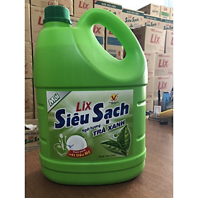NƯỚC RỬA CHÉN SIÊU SẠCH TRÀ XANH 4KG