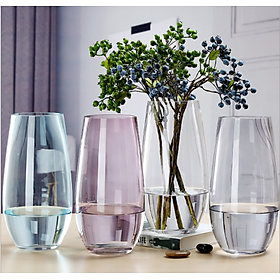 Mua Lọ hoa thủy tinh cao cấp Maxwel cỡ lớn trang trí nhà cửa cao 28 cm