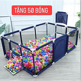 Quây bóng lều chơi bóng cho bé -Nhà bóng cho bé khung inox chữ nhật cao cấp