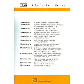 TCVN – Tiêu Chuẩn Quốc Gia (TCVN 5438:2016, 6017:2015, 6820:2015, 10653:2015, 10654:2015, 10655:2015, 10302:2014, 10672-1:2015, 10672-2:2015, 10686:2016, 10796:2016, 2231:2016)