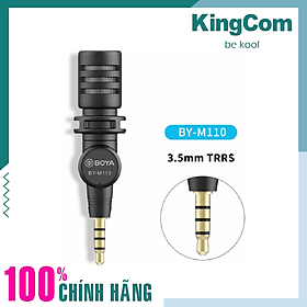 Mua BOYA BY - M110  Micro Thu Âm Đa Hướng Cổng 3.5mm TRRS Cho Điện Thoại - Hàng Chính Hãng