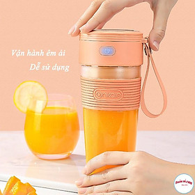 Mua Máy Xay Sinh Tố Hoa Quả Cốc Cầm Tay Mini 300ml Sạc Điện cổng USB - br00424