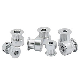 Mega 5pcs Bộ phận máy in 3D GT2 Thời gian ròng rọc 16 20 Răng 2GT Bore 5 mm 8 mm Bánh xe đồng bộ phần bánh răng cho chiều rộng 6 mm Kích thước 10 mm: 16T W6 B6