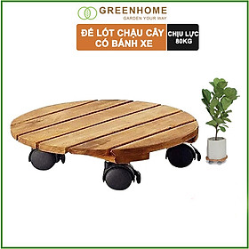 Đế để chậu cây có bánh xe