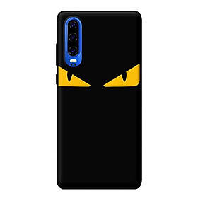 Ốp lưng in cho Huawei P30 mẫu Cặp Mắt Vàng - Hàng chính hãng