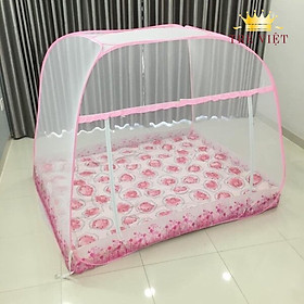 Mua Màn chụp đỉnh vuông  màn chụp tự bung cao cấp  gấp gọn  chất liệu vải tuyn bền  đẹp  kiểu dáng sang trọng  mùng tự bung 1.6mx2m  mùng 1.8mx2m  mùng 2mx2.2m