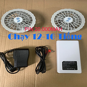 Mua   PIN 20.000MAH  Bộ phụ kiện đầy đủ của áo quạt công nghệ Nhật Bản không có áo