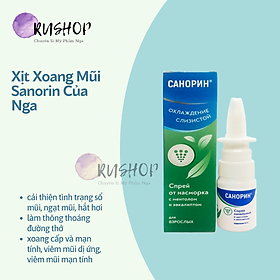 XỊT XOANG SANORIN NGA 10ml - xịt xoang Nga