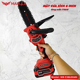 MÁY CƯA XÍCH PIN 6INCH MR-CSBL0060I - MARULA - HÀNG CHÍNH HÃNG