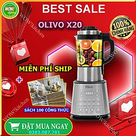 Mua Máy làm sữa hạt OLIVO X20 - Thương hiệu mỹ - 1.800W - BH 24 tháng