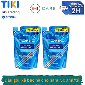 [ND][HSD: 08.05.2027] Combo 2 Dầu Gội, Xả Bạc Hà Mát Lạnh Dành Cho Nam S Select (Gói Refill) 500ml/Gói