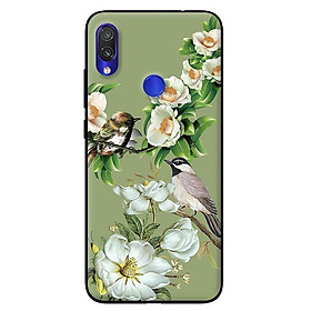 Ốp lưng in cho Xiaomi Redmi Note 7 mẫu Couple Chim - Hàng chính hãng