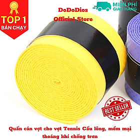 Quấn cán vợt cầu lông tennis hộp 30 cái mềm mại độ bền cao thoáng khí - Hàng chính hãng dododios