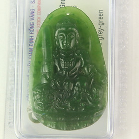 Mua Tượng Phật Ngọc Bích - Tượng Phật Phong Thủy - Đá Phong Thủy Ngọc Bích - Văn Thù Bồ Tát J47589