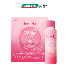 Nước Uống Innerb Glowshot Collagen Căng Mịn Sáng Da 300ml 50ml x 6 Chai