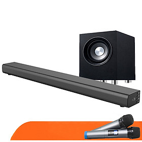 Bộ Loa Soundbar Karaoke 5.1 L5 + Loa Trầm S1 Tặng 02 Micro Không Dây AZONE