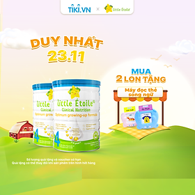 Combo 2 lon Sữa bột ngôi sao nhỏ Little Étoile số 4 800g dành cho bé 2 - 6 tháng
