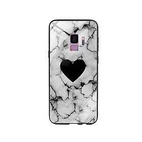 Ốp Lưng Kính Cường Lực cho điện thoại Samsung Galaxy S9 - Heart