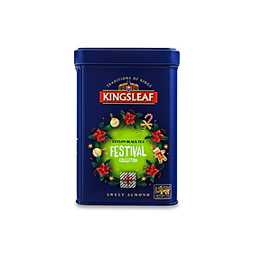 Trà Kingsleaf Basilur vị hạnh nhân ngọt - 50g Hộp thiếc