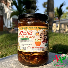 Kha Tử Ngâm Mật Ong Rừng Hũ 600g - Tr_ị Ho, Đau Họng Hiệu Qủa