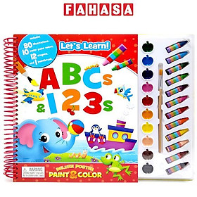 Hình ảnh Preschool Abc/123 Deluxe Poster Paint & Color