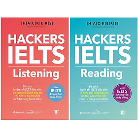 Ảnh bìa Trạm Đọc Official | Combo 2 Cuốn Hackers IELTS : Hackers IELTS Listening + Hackers IELTS Reading