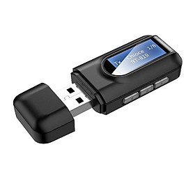 USB Thu Phát Có Màn Hình LED Bluetooth 5.0 BT-2IN1