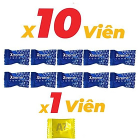 combo 10 viên Kẹo Sâm Xtreme (Mỹ) kèm 1 viên Kẹo A7 hàng chuẩn