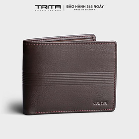 Ví nam da bò Trita ( Thời trang nam dáng ngang cao cấp - Ví da RVN21 )