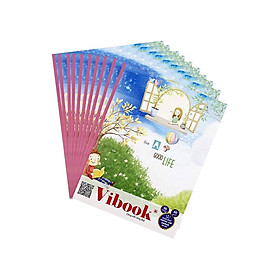 Lốc 10 Cuốn Tập Tập Vibook Happy Fresh Start - 96 Trang Caro