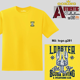 LOBSTER, mã logo.g281. Hãy tỏa sáng như kim cương, qua chiếc áo thun Goking siêu hot cho nam nữ trẻ em, áo phông cặp đôi, gia đình, đội nhóm