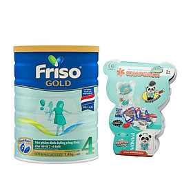 Sữa Bột Friso Gold 4 1400g Dành Cho Trẻ Từ 2 - 6 Tuổi + Tặng Bộ Đồ Chơi Bác Sĩ (Màu Ngẫu Nhiên)
