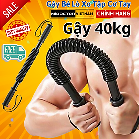 Gậy Bẻ Lò Xo 40Kg Tập Cơ Tay Tập Lực Tay , Vai , Xô , Ngực Full Body Thân Trên Tại Nhà - Hãng miDoctor