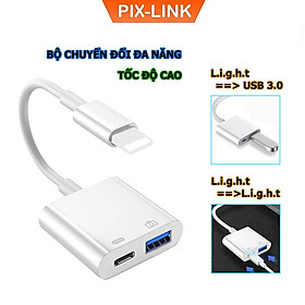 Bộ Chuyển Đổi Đa Năng 'Light' Sang USB 3.0, Cáp Chuyển đổi  'Light' Sang Cổng USB & Cổng' Light' Tốc Độ Cao - Hàng chính hãng/ Hàng nhập khẩu