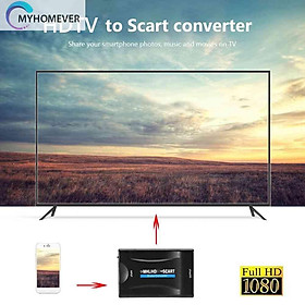 Bộ ChuyểN ĐổI Âm Thanh / Video HDMI 1080P Sang SCART Cho HD TV DVD