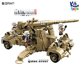 Đồ chơi xếp hình, lắp ráp qman 21027 - phòng không