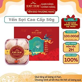 [TOP SALES] Yến Khánh Hòa - Yến Sợi Cao Cấp [Hộp 50g] - Đệ Nhất Yến Đảo - Bồi Bổ Sức Khỏe - Phục Hồi Chức Năng Phổi - Phụ Nử Sau Sinh - Đẹp Da - Chống Lão Hóa - Kéo Dài Thanh Xuân - Hỗ Trợ Điều Trị Ung Thư -Tăng Cường Sinh Lý -Trí Nhớ - Cải Thiện Giấc Ngủ